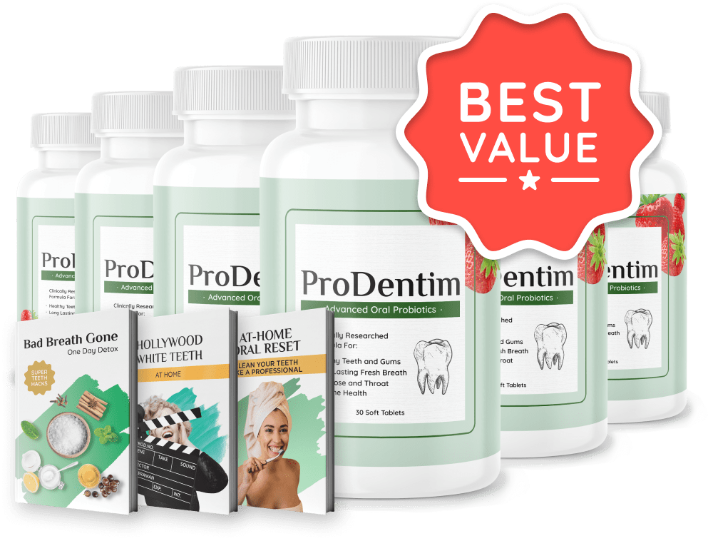 ProDentim oral health supplement made in USA with natural ingredients