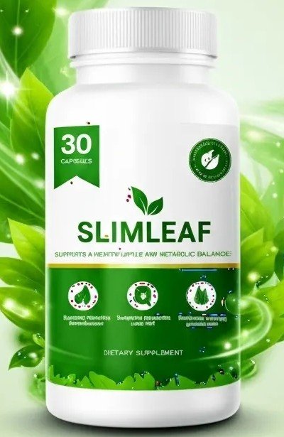 SlimLeaf metabolism support supplement bottle